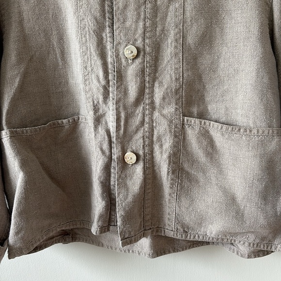 Angelheart Designs Vintage Linen Cropped Blazer S - Picture 3 of 8